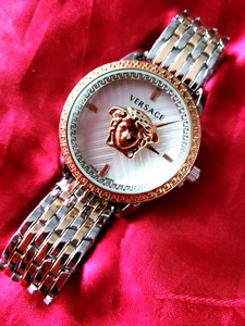 ⚡️NEW Versàce V-8308 Men's Rose Gold Tone 40mm Quartz Watch - Picture 1 of 5