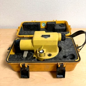 Topcon AT-M3 Surveying Instrument Telephoto Auto Level with Case Used Tested JP - Bild 1 von 10