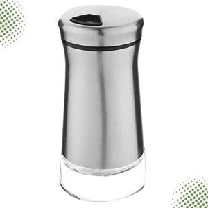 Salt Pepper Pots Salt Pepper Jar Container Stainless Steel Jars - Picture 1 of 7