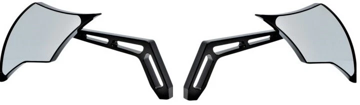 ESPEJOS RETROVISORES PRO-ONE BILLET NEGROS CABEZA DE PALA HARLEY DYNA SOFTAIL SPORTSTER TOURING Foto 1 de 1