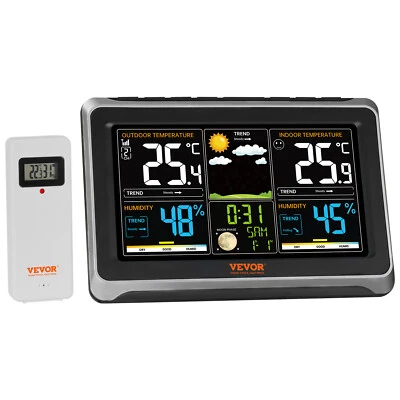 7-in-1 Weather Station Wireless Weather Station with Sensor Atomic Clock - Image 1 of 4