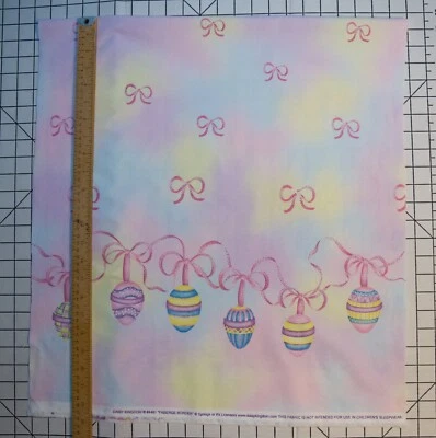 Daisy Kingdom Faberge Egg Border Easter Fabric 21" x 44/45 - Image 1 of 3