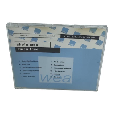 SHOLA AMA Much Love Promo CD You Might Need Somebody 12 tracks - Bild 1 von 3