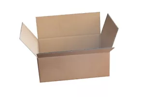 3 St. Faltkartons 500x400x300 2-wellig braun 2.40 BC-Welle Umzugs Bücherkarton - Bild 1 von 1