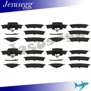 4Set Dashboard Dash Center AC Air Vent Grill Kit Black For 07-12 ML-Class W164 - Imagen 1 de 8
