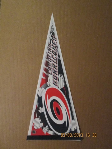 NHL Carolina Hurricanes Vintage 1990's Edition #4 Team Logo Hockey Pennant Cover