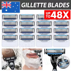 Upto48x Replacement Blades For Gillette MACH 3 Razor Shaver Trimmer Shaving NEW - Picture 1 of 16
