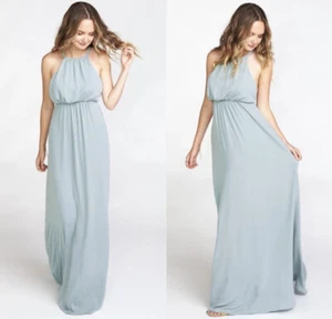 Show Me Your MuMu Amanda Maxi Dress Silver Safe XL - Picture 1 of 12