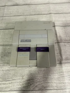 Super Nintendo Entertainment System SNES Video Game Console Only SNS-001 "AS IS" - Picture 1 of 6
