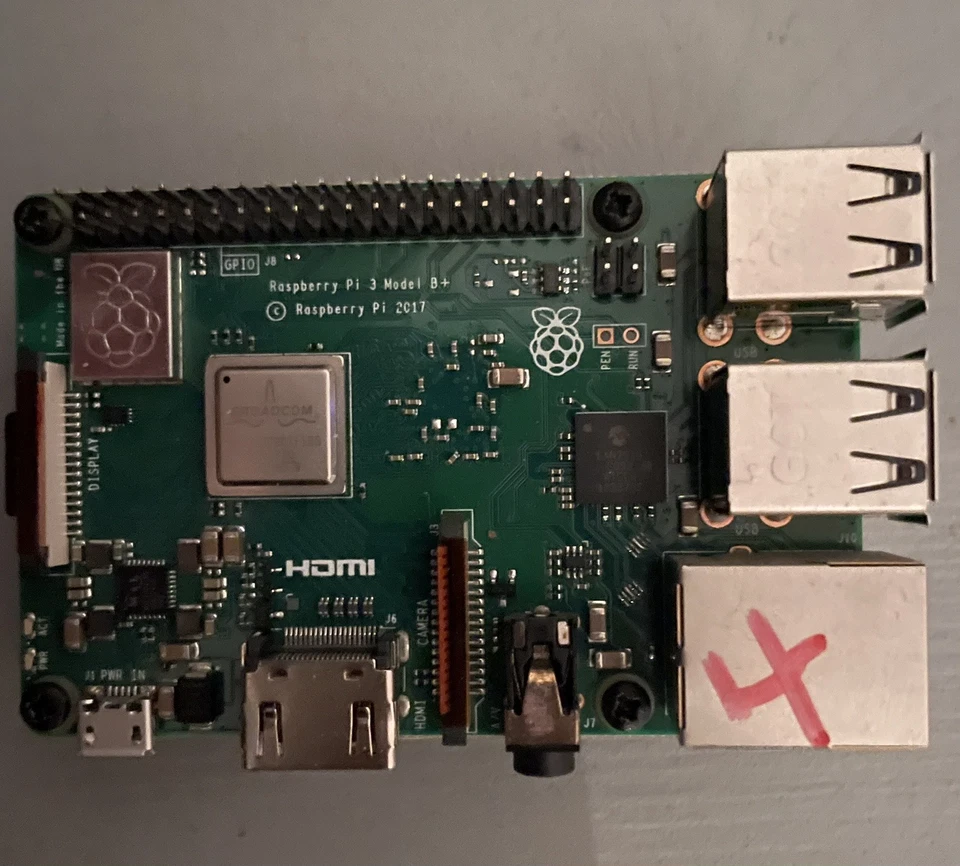 Raspberry Pi 3 Model B+ 1GB 64-bit Quad-Core Single Board Computer - Image 1 of 1