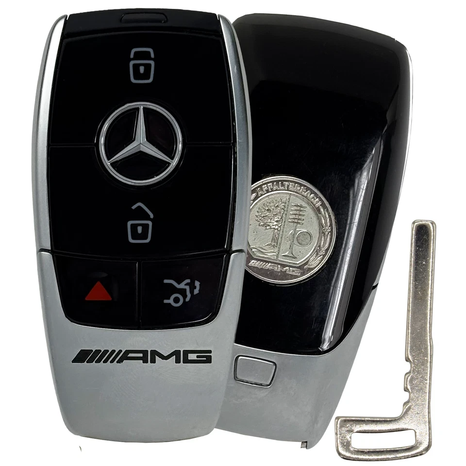 Mando a distancia inteligente sin llave original Mercedes Benz Affalterbach AMG hoja sin cortar IYZ-MS2 Foto 1 de 4