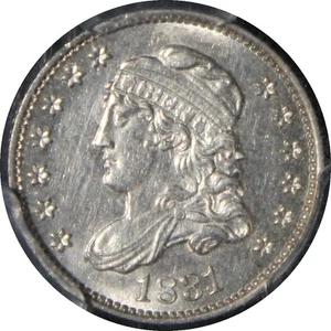 1831 AU58 Capped Bust Half Dime PCGS 80665781 - Picture 1 of 4