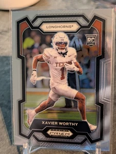 Xavier Worthy 2024 Panini Prizm Draft Picks Rookie Card RC Texas Longhorns - Bild 1 von 2