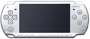 Sony PSP 2000 Slim And Lite Handheld Game Console Ice Silver Very Good 4Z - Picture 1 of 3