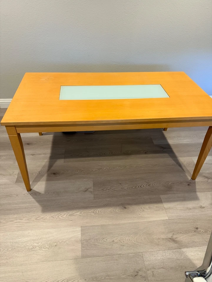 dinner table set for 4, in good condition - Image 1 of 1