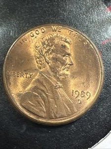 1989 D Rare LINCOLN MEMORIAL CENT Penny Die Errors Full Steps - Picture 1 of 6