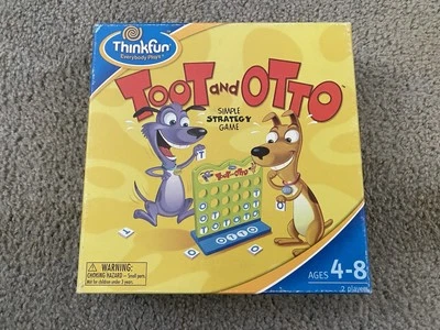 ThinkFun Toot & Otto Game 2 Players Homeschool 2004 Simple Strategy Complete - Image 1 of 4