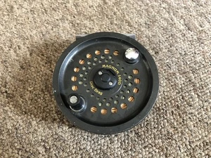 Vintage Leeda Magnum 140D Disk Drag 4" Fliegen Angelrolle + Schnur. Lachsangeln - Bild 1 von 4
