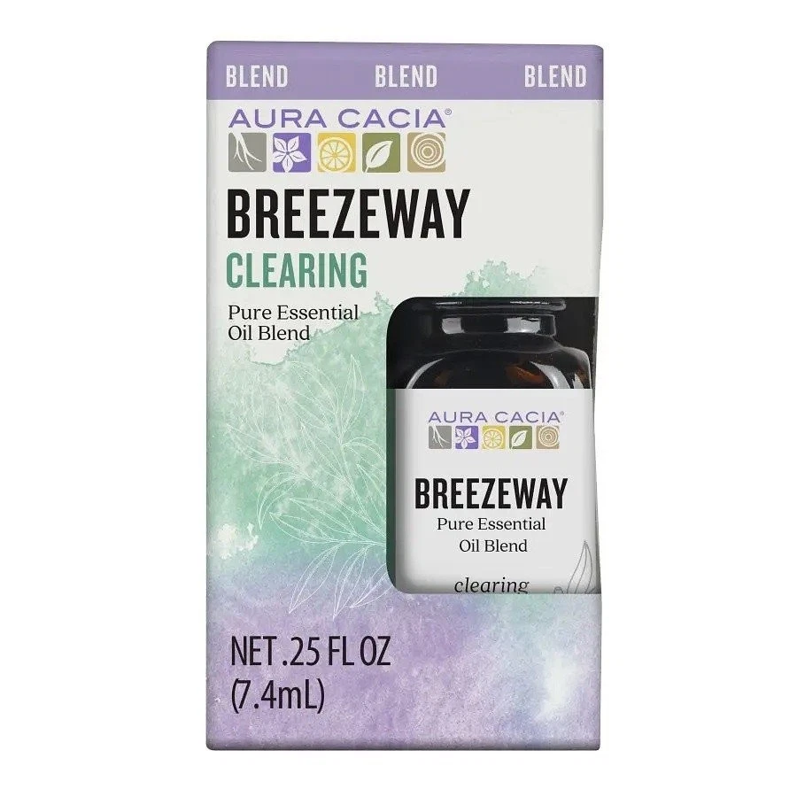 Aura Cacia Breezeway Essential Oil Blend 0.25 fl oz Box - Image 1 of 1