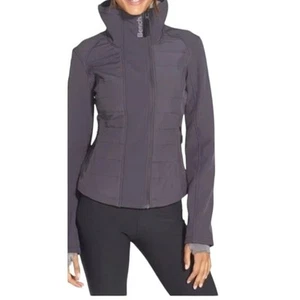Bench Wisecrack Dark Gray Zip Up Coat jacket Women's Size M 2613 - Picture 1 of 13
