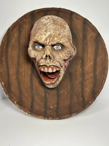 Gag Studios Kopf Plakette selten Geist Halloween GEMMY Morbid 1990er Vintage - Bild 1 von 12