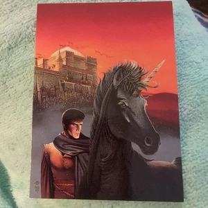Man And Unicorn 31 Christos Achilleos 1992 FPG Fantasy Art Trading Card TCG CCG - Picture 1 of 2