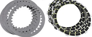 BARNETT 307-30-20010 "EXTRA PLATE" CARBON FIBER CLUTCH FRICTION + STEEL SET USA! - Picture 1 of 3