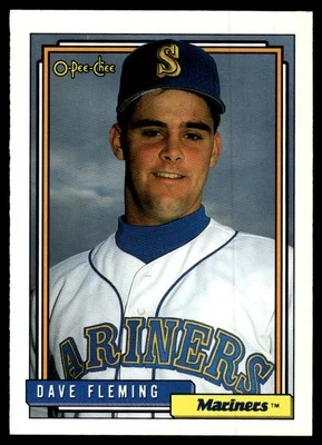 1992 O-Pee-Chee Dave Fleming Seattle Mariners #192 - Image 1 of 2