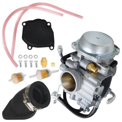 Carburetor & Intake Manifold Boot Fit For Suzuki Quadrunner 250 LTF250F 4x4 1999 Foto 1 de 4