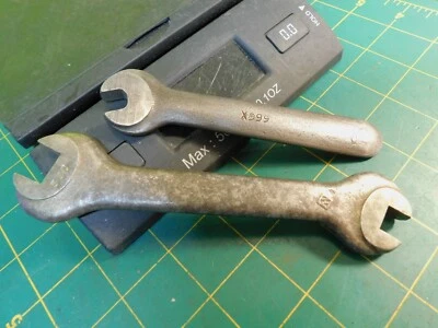 Llave combinada de poste de torno 3/8" y 1/2" #530 "H" y 3/8" #X999 herramienta de 5" sin marca Foto 1 de 4