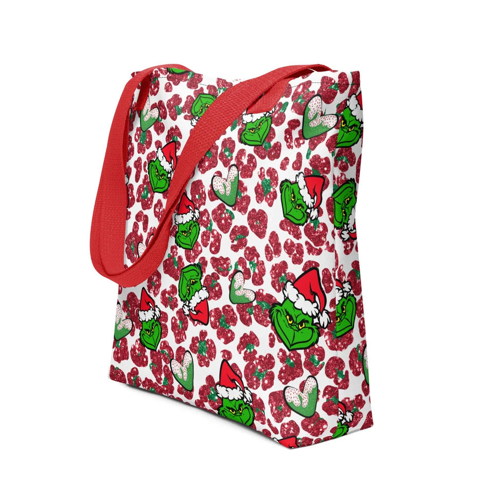 Bolso de Mano El Grinch Navidad Estampado Leopardo Foto 1 de 4