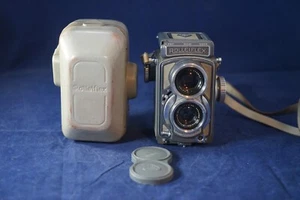 Rollei Baby Gray Rolleiflex 4X4 127 Medium Format TLR Camera - PARTS/NOT WORKING - Picture 1 of 8