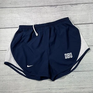 Nike Sport Woven Shorts Dark Blue women’s Sz L - DBU Training running shorts - Picture 1 of 11