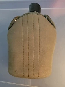 Vintage US Army Kantine mit Stoffbezug, guter Zustand - Bild 1 von 7