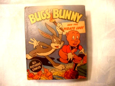 1947 Bugs Bunny and the Pirate Loot Big Little Book #1403 Nice Condition Foto 1 de 4
