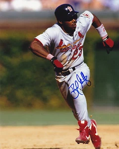 BERNARD GILKEY ST. LOUIS CARDINALS ACTION SIGNED 8x10 - Picture 1 of 1