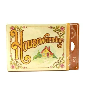 Vintage Greeting Card Invitations Housewarming Illustrated Drawing Board - Picture 1 of 4
