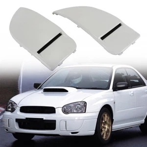 FOR 2004-05 SUBARU IMPREZA WRX STi FRONT BUMPER FOG LIGHT LAMP BEZEL COVER WHITE - Picture 1 of 8