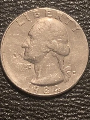 1984 Washington Quarter Error Missing Words “IN GOD TRUST”DDO  RARE ERRORS - Image 1 of 4