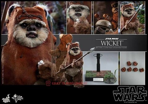 HOT TOYS MMS551 Star Wars 1/6 Action Figures Princess Leia 's Wicket In Stock Cover