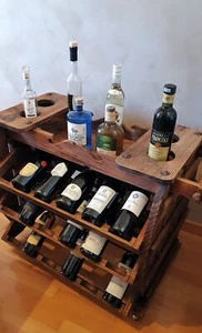 Cantinetta portabottiglie vino 36 posti in legno - Foto 1 di 6