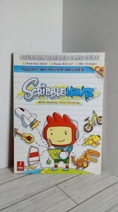 2009 Nintendo DS ScribbleNauts Strategy Game Guide with Poster Prima Games - Picture 1 of 8