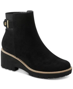 Giani Bernini Women's Vedaa Ankle Boots | Black Microfiber | 11M - Picture 1 of 6