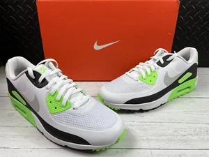 Nuevas Nike Air Max 90 G para Hombre Golf Blanco/Gris/Negro/Lima CU9978 100 - Imagen 1 de 12
