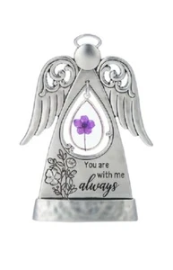 Ganz Teardrop w/Real Flowers From Heaven Angel Figurine Always With Me Boxed - Picture 1 of 4