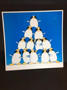 Freds Pyramid Foam Matted Poster 24x23 By Stewart Moskowitz Vintage 1987 - Picture 1 of 8