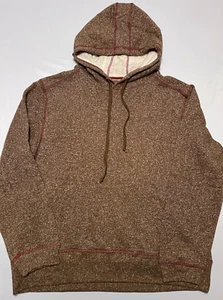 NIB The Territory Ahead Mens XL Teak Brown Speckled Hoodie Pullover Sweatshirt - Picture 1 of 9