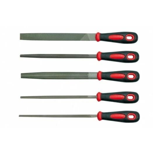 5 teilig Feilen Set Satz Werkstattfeilen Metallfeile Rund Halbrund Flach Feile - Bild 1 von 1