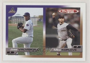2005 Topps Total Mike Koplove Jose Valverde #682