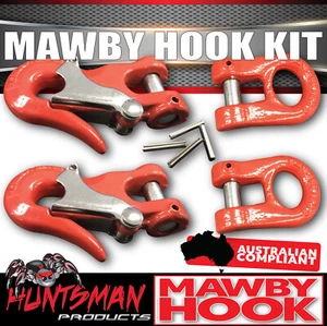 2 x 13mm 3500Kg ATM Mawby Hook Trailer Safety Chain Coupling AS4177.4 - Picture 1 of 7